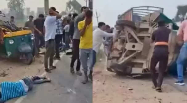हादसा आजु : पटना में स्कूली लइकन के लेके जात टेम्पो से ट्रक के टक्कर, चार गो के मौका पर मौत; नौ गो घायल हो गइल बाड़े
